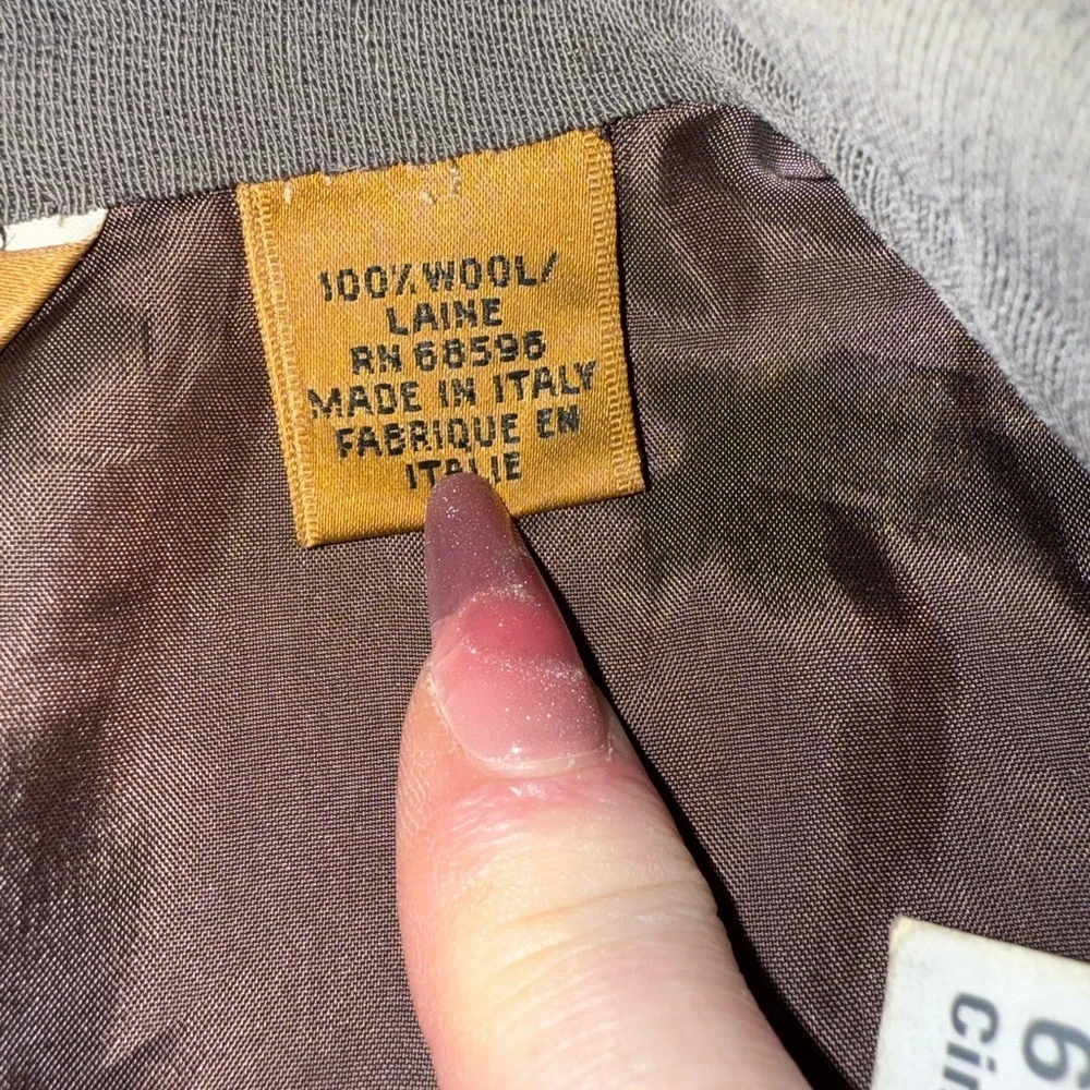 Vintage 90s Donna Karan New York Gold Label Blazer Made in Italy Wool Size 44R